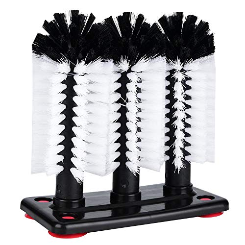 Fdit - Set Da 20 Spazzolini In Acciaio Inox Per Pulizia Biberon E Cannucce, Spazzola 360°